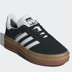 adidas Gazelle Bold Black / White / Gum